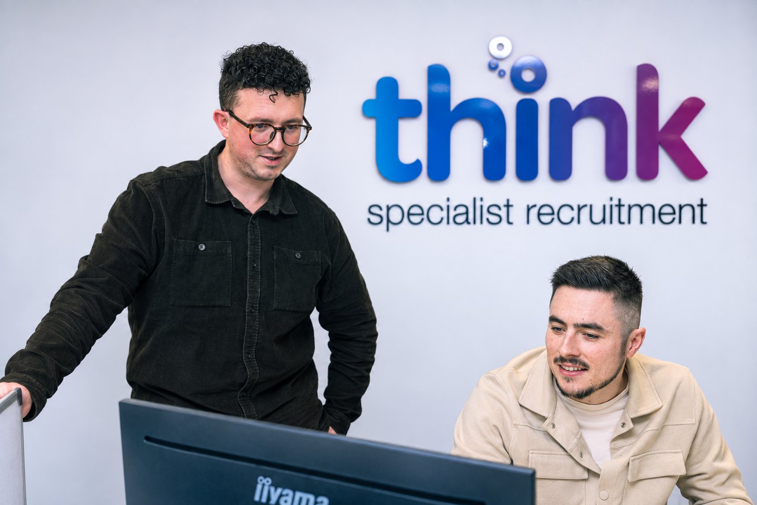 Bobby and Ryan in the office